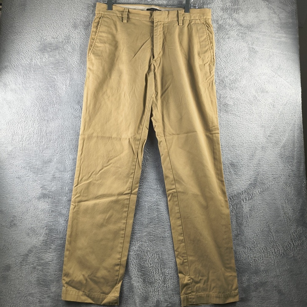 Banana Republic Men's Chino Pants Stretch Khaki Tan 33x32